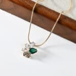 full diamond flower pendant - Image 5