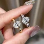 2 ct oval pigeon egg-shaped ring - Image 2