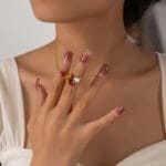 Fashional personalized multi stone necklace - Image 5