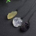 Natural raw crystal Irregular shape pandent - Image 5