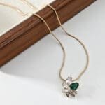 full diamond flower pendant - Image 4