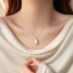 Irregular Baroque Pearl Necklace - Image 4