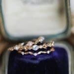 Aquamarine pearl three-piece ring set - Image 4