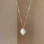 Irregular Baroque Pearl Necklace - Image 3
