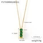 Three color- zircon pendant - Image 6