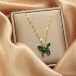 Emerale color CZ Necklace collection - Image 8