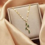 Emerale color CZ Necklace collection - Image 7