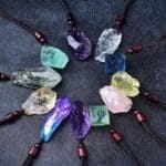 Natural raw crystal Irregular shape pandent