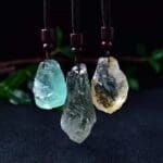 Natural raw crystal Irregular shape pandent - Image 2