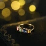 Dreamy rainbow multi-color jewelry set - Image 3