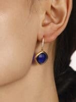 Transparent and super shiny Swarovski crystal full diamond earrings - Image 3